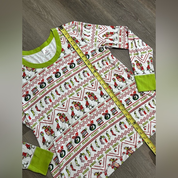 Grinch Hanna Andersson Adult Pajama Top Christmas Long Sleeve Shirt Size XXL - Picture 14 of 16